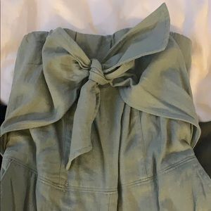 Abercrombie Green tube top jump suit